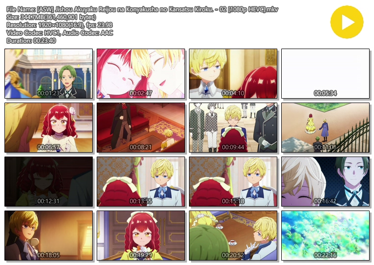 악녀라고 자칭하는 약혼녀 관찰일지 02화 (2026) - Jishou Akuyaku Reijou na Konyakusha no Kansatsu Kiroku. - 02 [1080p 