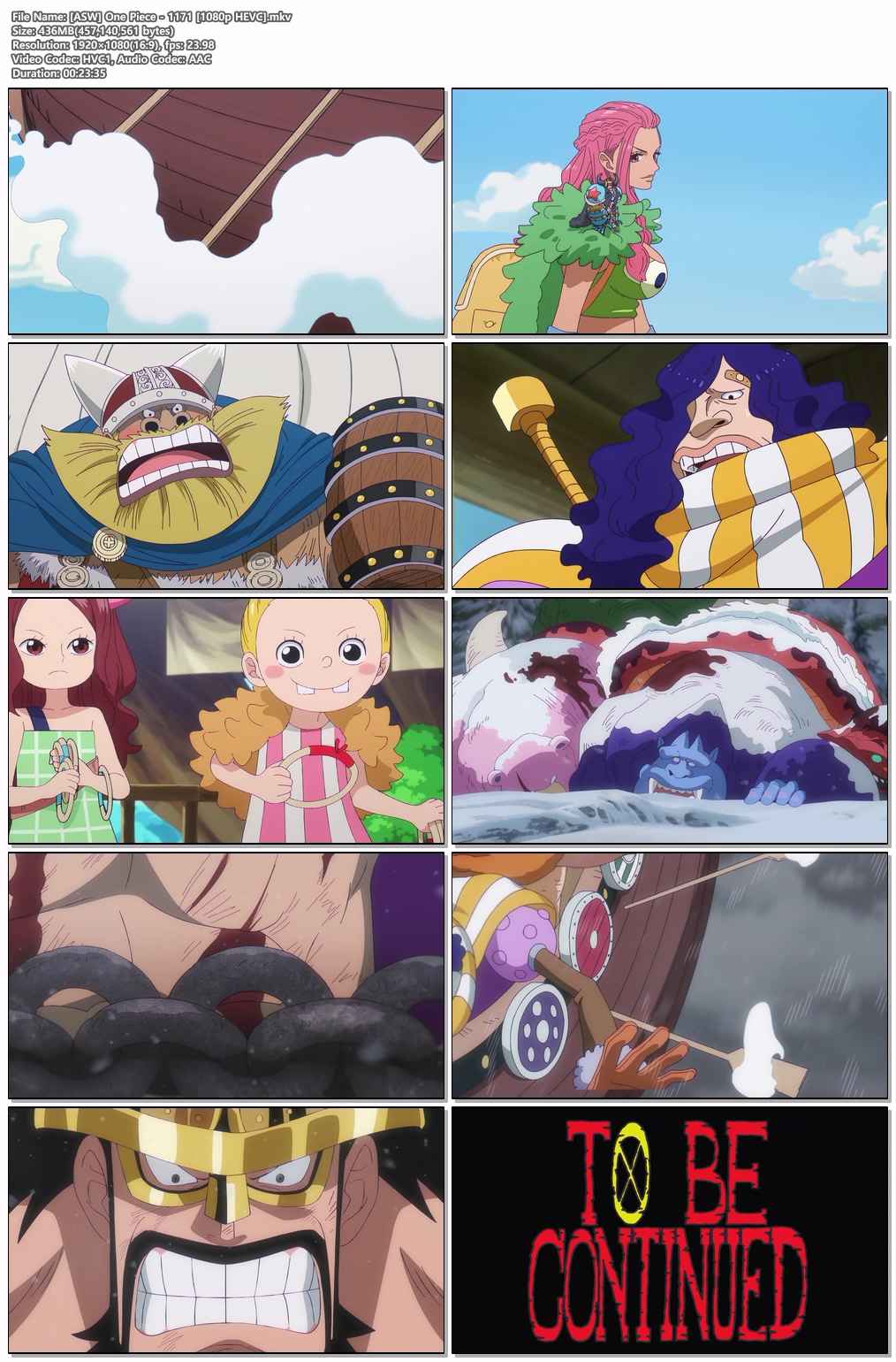 원피스(ONE PIECE) 1171화 [1080p] [ASW]