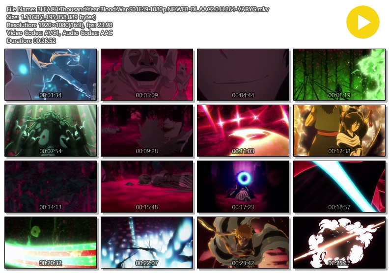 블리치 천년혈전편 화진담편 09화 (2026) - BLEACH.Thousand.Year.Blood.War.S01E49.1080p.NF.WEB-DL.AAC2.0.H.264-VARYG