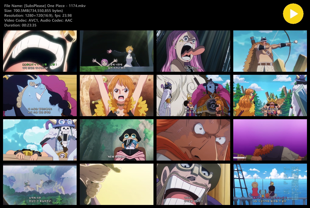원피스 One Piece - 1174화
