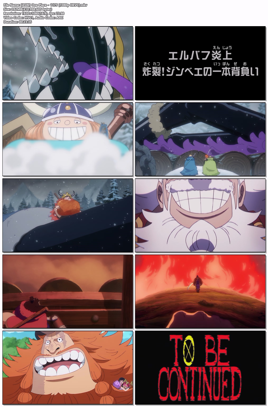 원피스(ONE PIECE) 1175화 [1080p] [ASW]