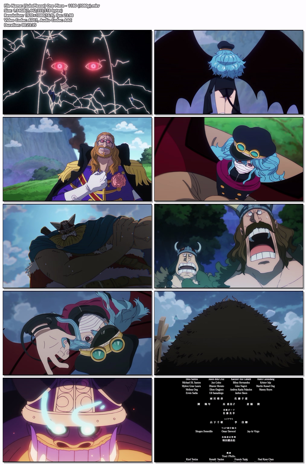 원피스(ONE PIECE) 1180화 [1080p] [SubsPlease]