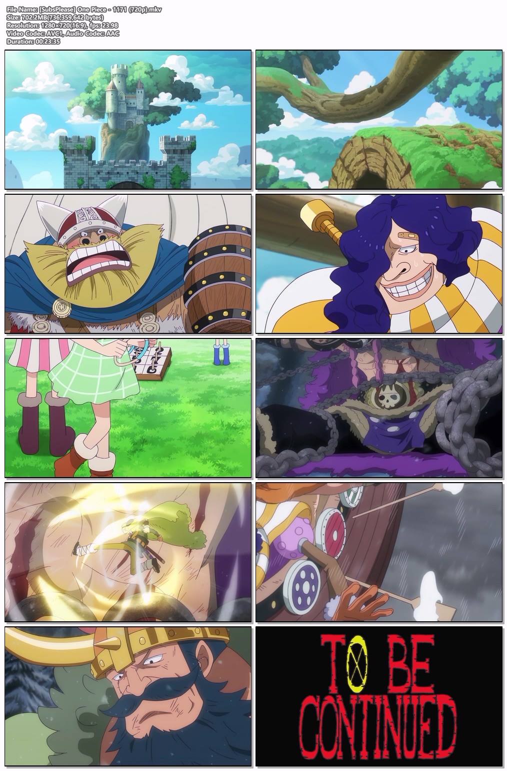원피스(ONE PIECE) 1171화 [720p] [SubsPlease]