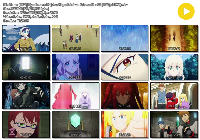 빙검의 마술사가 세계를 다스린다 시즌 2 03화 (2026) - Hyouken no Majutsushi ga Sekai wo Suberu S2 - 03 [1080p HEVC]