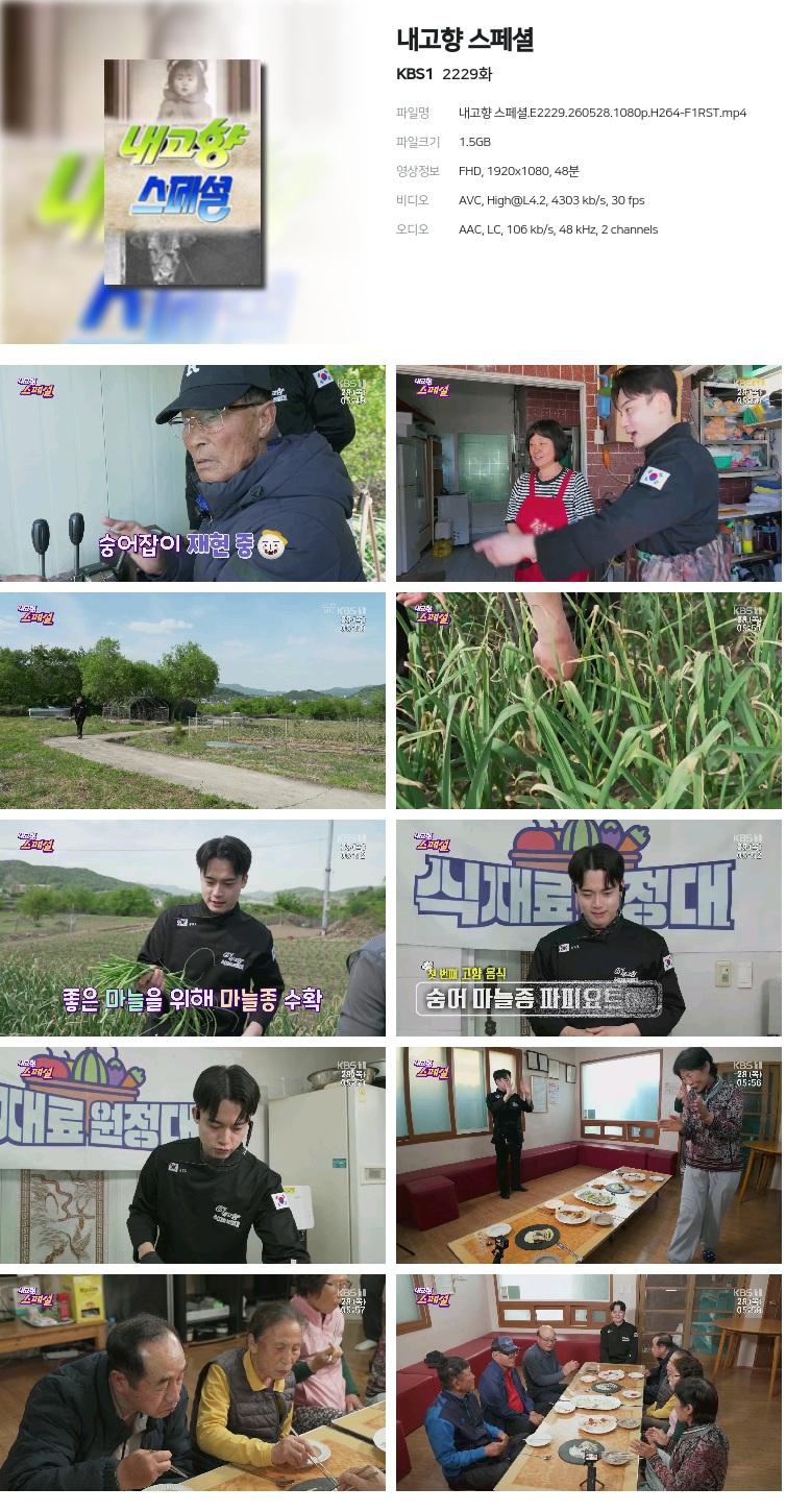 내고향 스페셜.E2229.260528.1080p.H264-F1RST